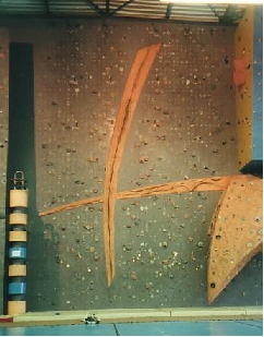 mur béton vertical